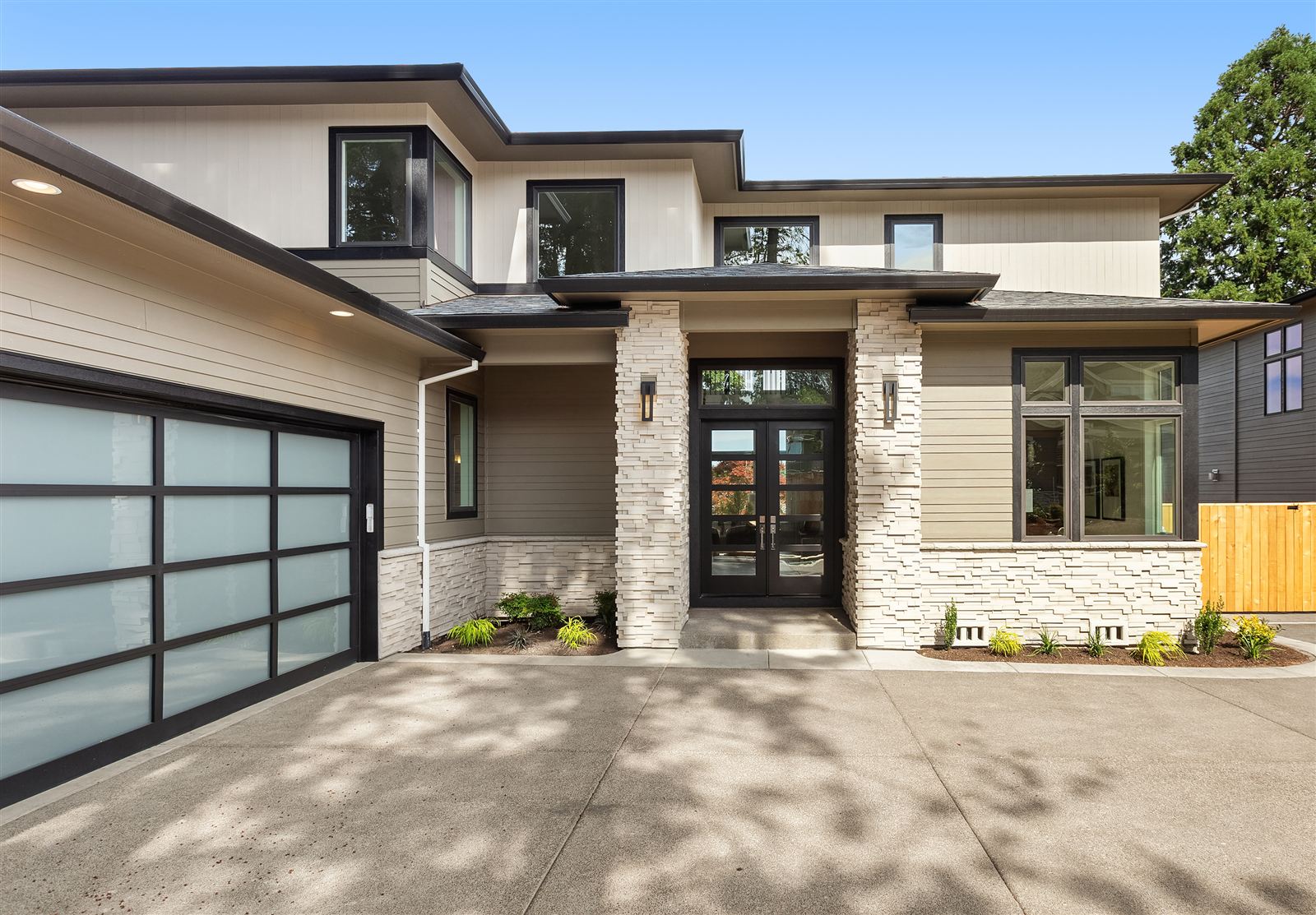 Contemporary custom home designed by Rexford