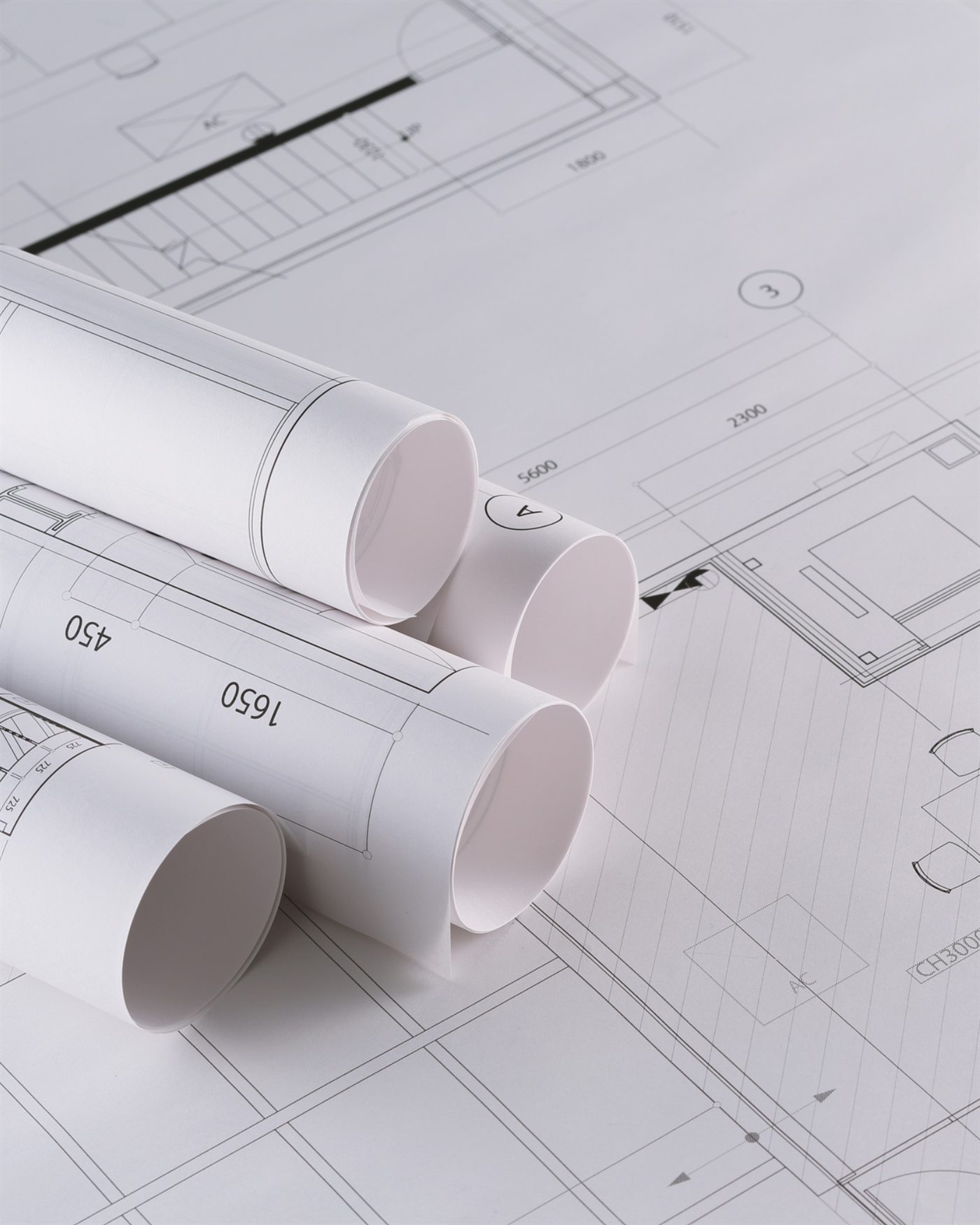 Architectural drafting in progress